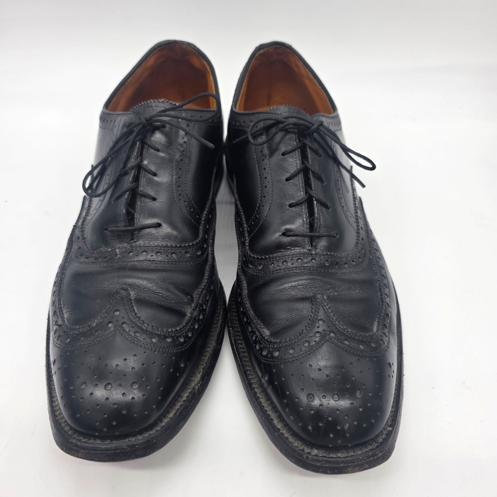 Johnston & Murphy Aristocraft Dress Shoes Mens 10.5 D/B Black Wingtip Oxford